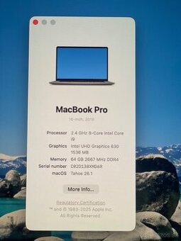 MacBook Pro 16 - 2019 (64gb Ram-1TB Ssd) - 1