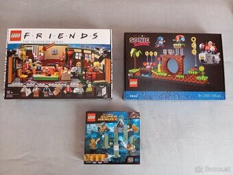 Lego Friends (21319) + Lego Sonic (21331) + Lego DC (76085)