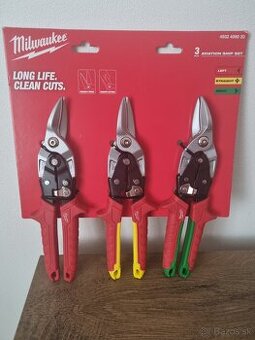 MILWAUKEE Sada nožníc na plech 3 ks