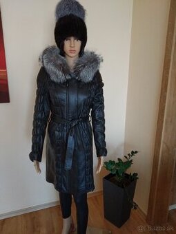 Kara zimná kozena Bunda s liskou