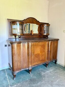 Retro sekretár z masívneho dreva – zachovalý stav - 1