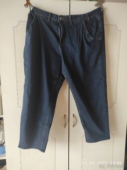 Riflové nohavice veľ 48