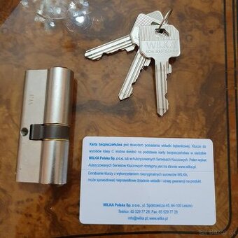 Bezpečnostná vložka WILKA s 3 kľúčmi