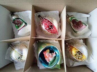 Staré ozdoby -vánoční ozdoby- vianočné ozdoby