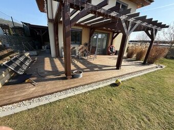 Brigáda - náter a oprava drevenej terasy