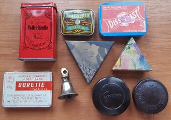 Stare krabicky aj CSSR, zvoncek, drobnosti