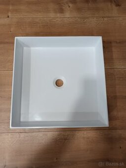 Umývadlo na dosku Differnz Jura liaty mramor 42 x 42 x 10