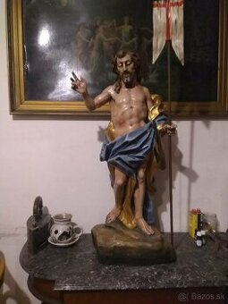 Socha Zmŕtvychvstanie Ježiša Krista-Barokná