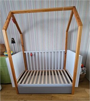 Detrská postielka -domček