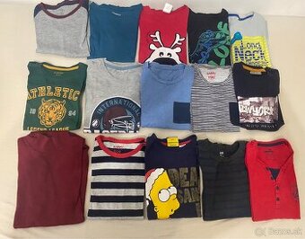 Tricka s dlhym rukavom a mikiny 134-140