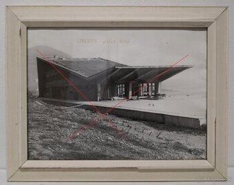 Obraz historická fotografia Hotel Lodenica Zemplínska Šírav
