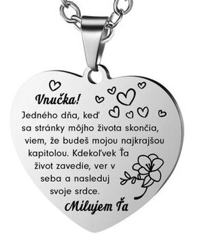 Retiazka s príveskom "Vnučka"