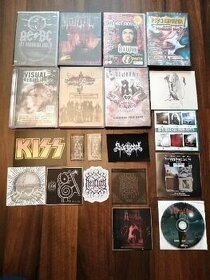 Metalové veci na predaj,CD,DVD,LP,násivky