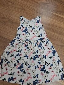 4x Letné šaty pre dievčatko H&M 110/116