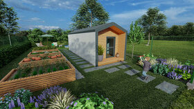 Záhradný domček, chatka, tiny house, ...