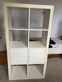 Biela knižnica so skrinkami IKEA (1-2 ks)