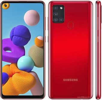 novy Samsung Galaxy A21s s krabicou sklom a nabijackou