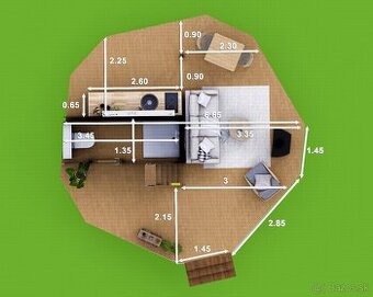 Geodom 2 - montovaný drevodom