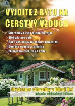 Záhradky v Dlhej Vsi