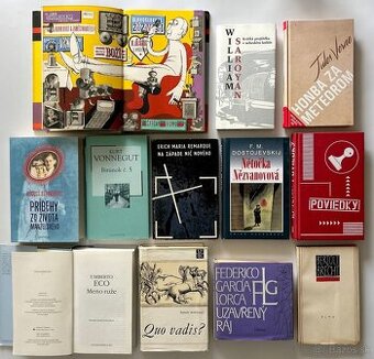 Dostojevskij, Tolstoj, Čechov, Puškin, Hemingway, Remarque…