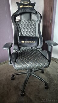Herná stolička cougar armor S royal