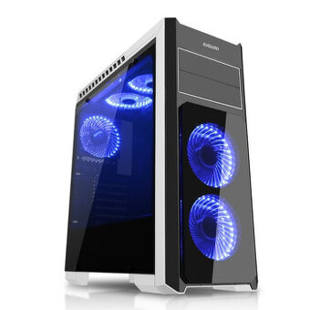 EVOLVEO Ray 4, case full ATX midi tower, 5x 120mm, 2x USB2.0