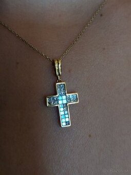 Luxusný diamantovy prívesok z 18k zlata