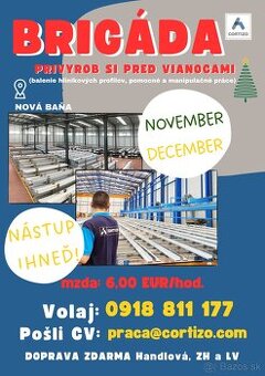 Privyrob si pred Vianocami.