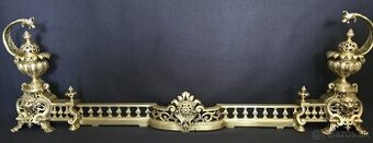 Monumentálna krbová zábrana – 19. storočie