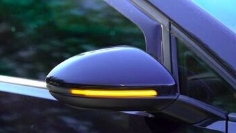 Dynamicke LED smerovky spatnych zrkadiel