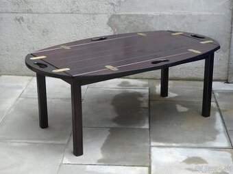 kolonialny konferencny stolik z masivu - Bombay company