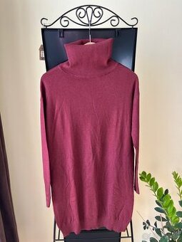 Svetrové rolákové šaty XS