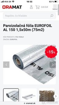 4 kusy sádrokartón ,paroizolacna fólia
