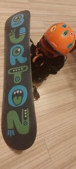 Detsky snowboard, prilba a topanky