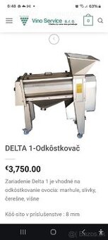 Predám priemyselny odkôstkovač