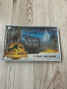 🦖 Raptor Country Sign 2 oz – Jurassic World