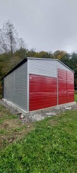 MONTOVANÁ PLECHOVÁ HALA 6x8M, SERVIS, DHZ