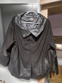 dámska kožená prechodná bunda velkost 48