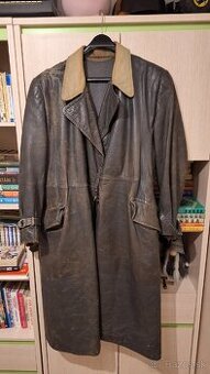 Kožený kabát z prvej republiky cca. 1930