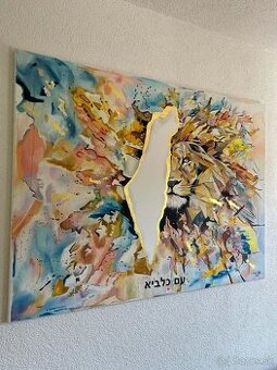Izrael – sila, viera a nádej 120x90 cm
