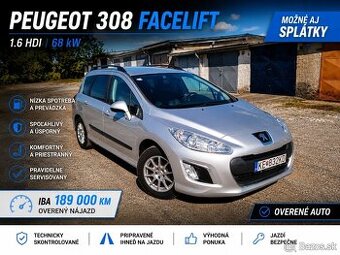 ✅ Peugeot 308 180 610 km Ťažné , Možné splátky/vymena✅