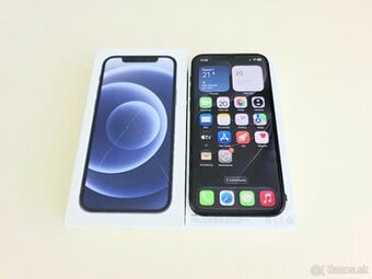 APPLE IPHONE 12 128GB BLACK BATERKA 100%