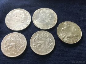 Strieborné mince čsr