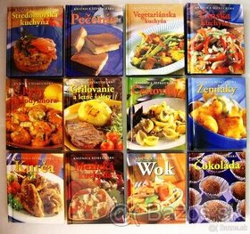 kolekcia 12 kuchárskych kníh