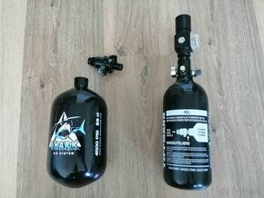 Hpa fľaše, 3000psi a karbonová 4800psi