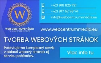 Ponúkam tvorbu profesionálnych webových stránok, eshopoy,