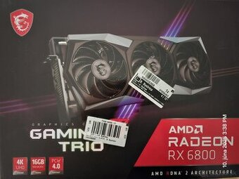 MSI Radeon RX 6800 Gaming X trio 16GB