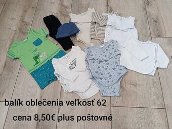 Detské oblečenie veľkosť 62
