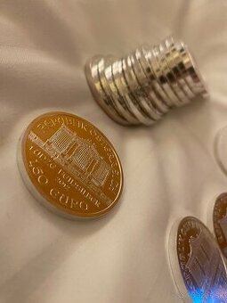 Strieborné mince 1 OZ Wiener Philharmoniker (2012)