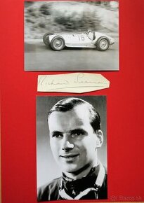 Richard Seaman Mercedes originální autogram